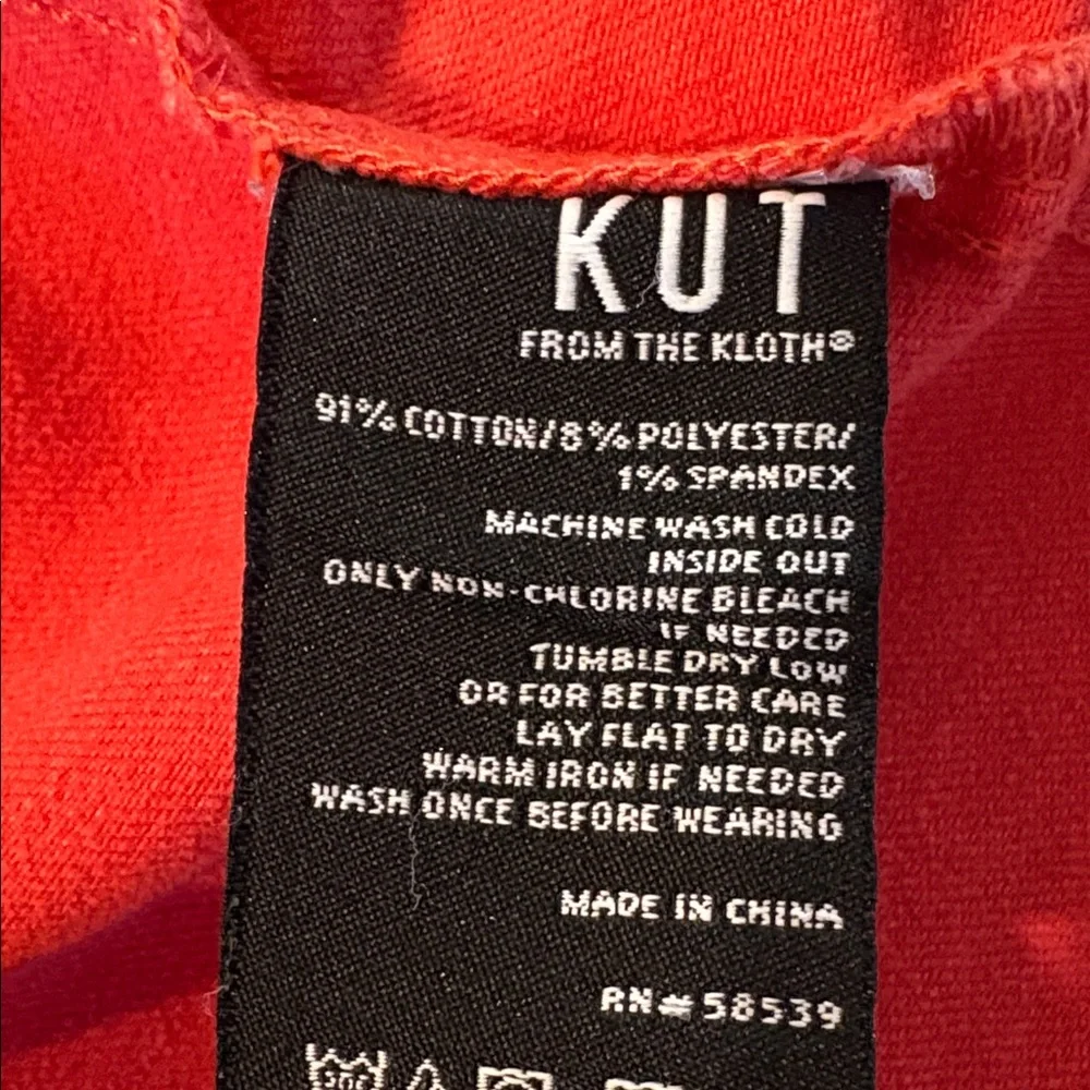 KUT women’s twill colored denim jacket. - Picture 15 of 16